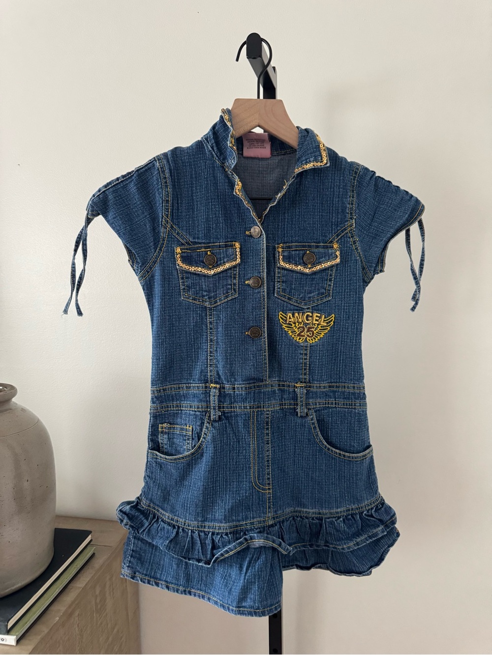 Y2K 2B Real Mini Denim Dress